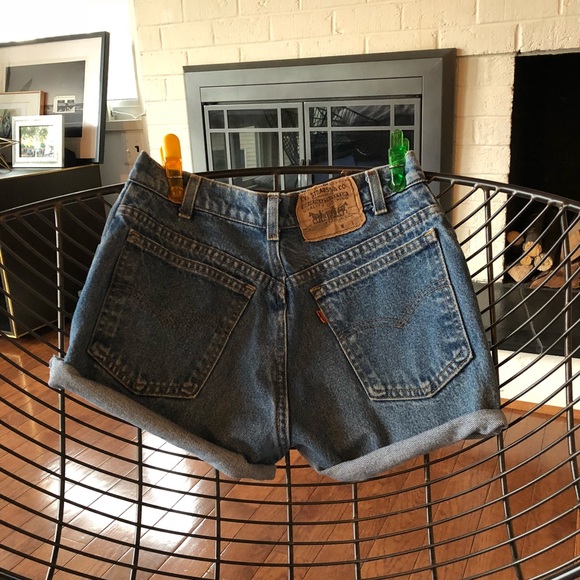 RARE 80s vintage Levi's wedgie shorts fits 25-27/8 - Picture 4 of 8
